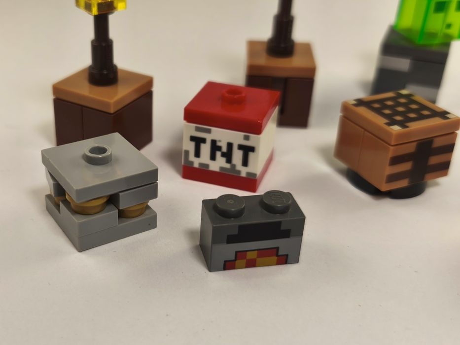 LEGO Minecraft mix elementów dynia TNT piec