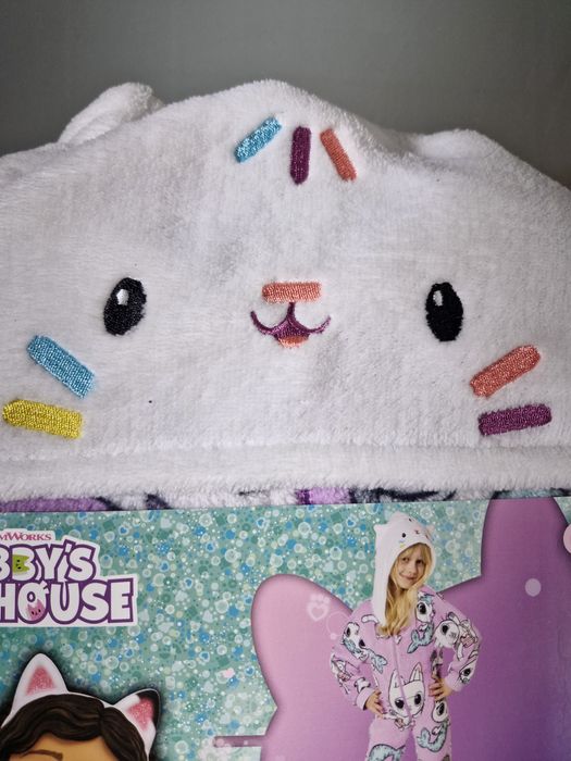 Koci Domek Gabi Kombinezon Pluszowy Piżama z Kapturem Rozmiar 98-104