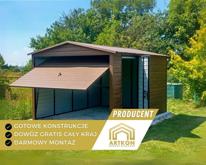 Garaż blaszany | Garaz blaszany | Blaszak | Garaże blaszane Na wymiar