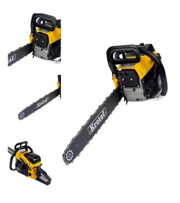 Ланцюгова бензопила Krotof 52 см³, до 9000 об/хв та шиною 455 мм