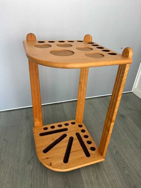suporte de tacos de bilhar