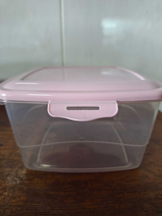 5 caixas novas para guardar alimentos