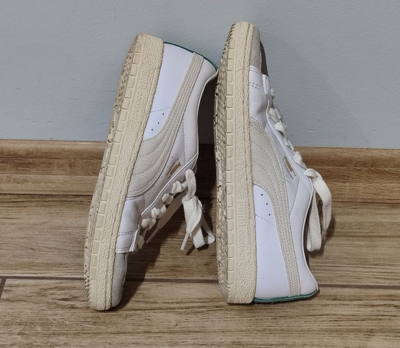 Białe buty sznurowane wiązane sportowe puma Ralph  Samspon 70 39