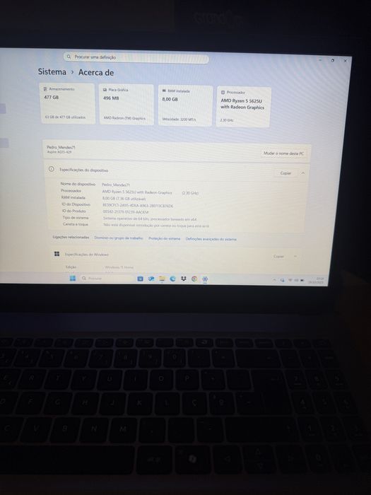 Portatil Acer Aspire AG15-42P