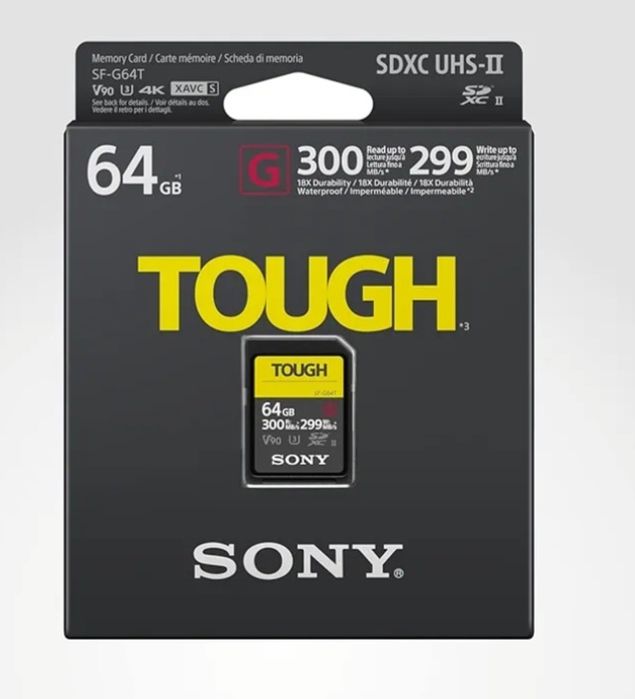 SDXC UHS-II Sony Tough 64Gb