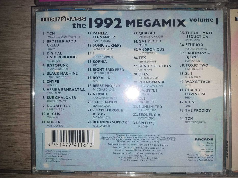 Turn Up The Bass 1990 1991 1992 1993 1994 1995 -=UNIKAT=-