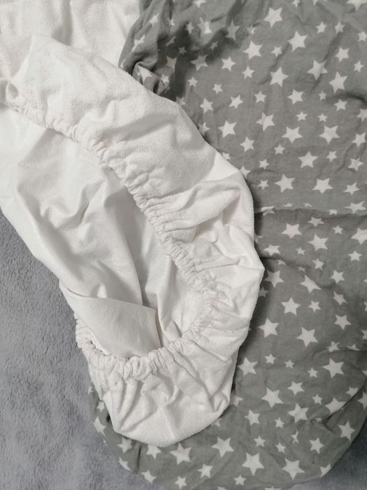 Простинь на ліжко простинь на каляску непромокаюча на резинці