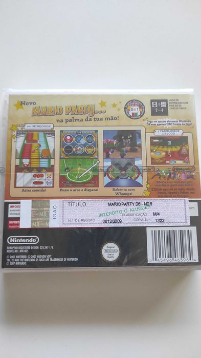 *Novo Selado* Mario Party Nintendo Ds