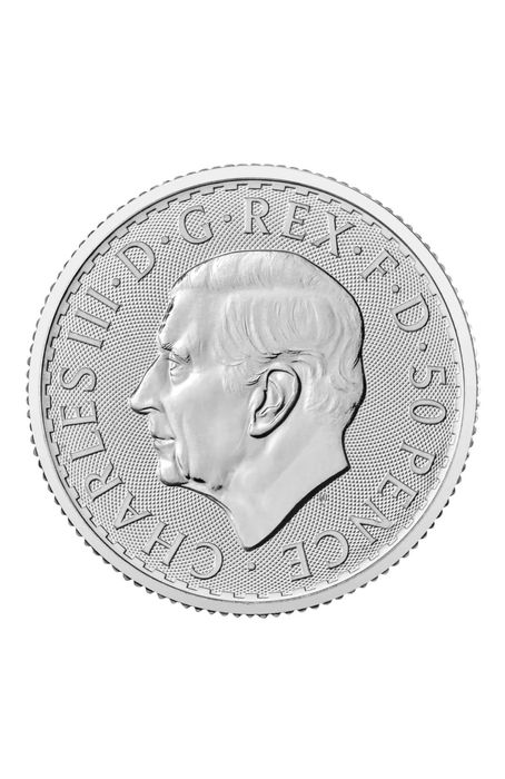 Британія Чарльз! 1/4 унції. 2024 рік. СРІБЛО. Великобританія