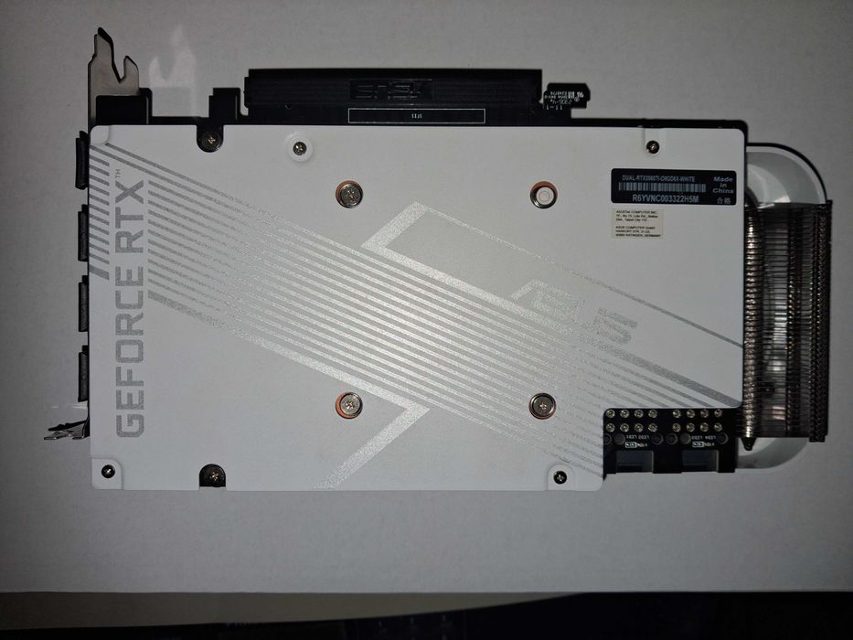 Asus RTX 3060 Ti Dual OC Edition 8GB GDDR6X White