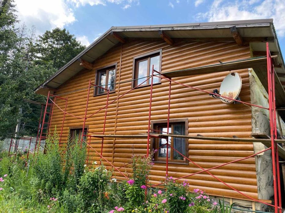 Блок-хаус металевий сайдинг дошка металева жалюзі на паркан штахети