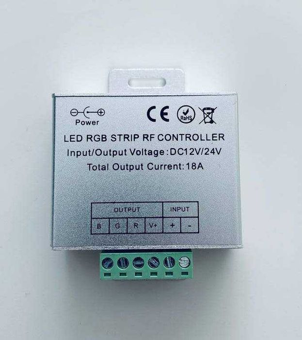 Контролер для RGB LED стрічки (+радіо-пульт 18А 216W 12V неробочий)