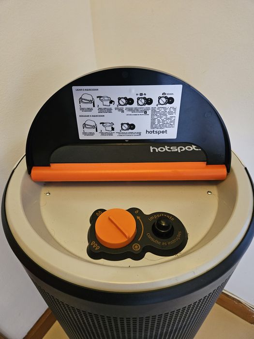 Aquecedor Galp com botija pluma