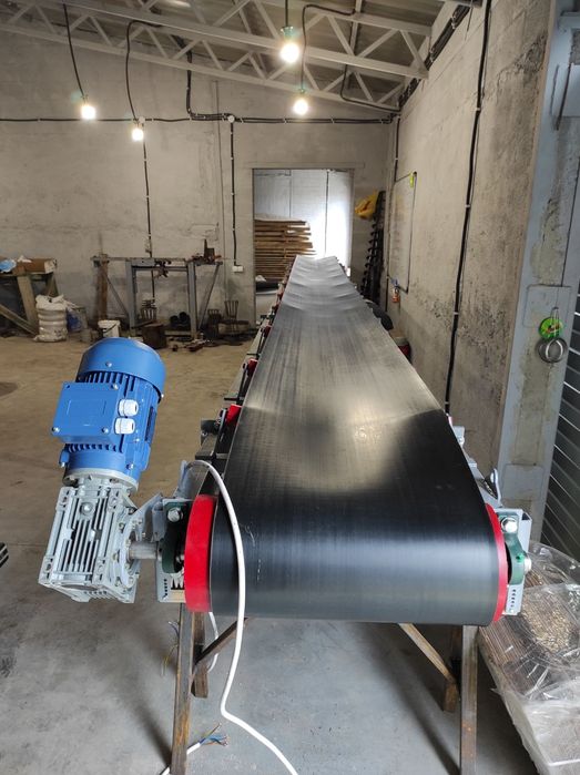 Транспортер ленточный, транспортер для склада, ленточный конвейер