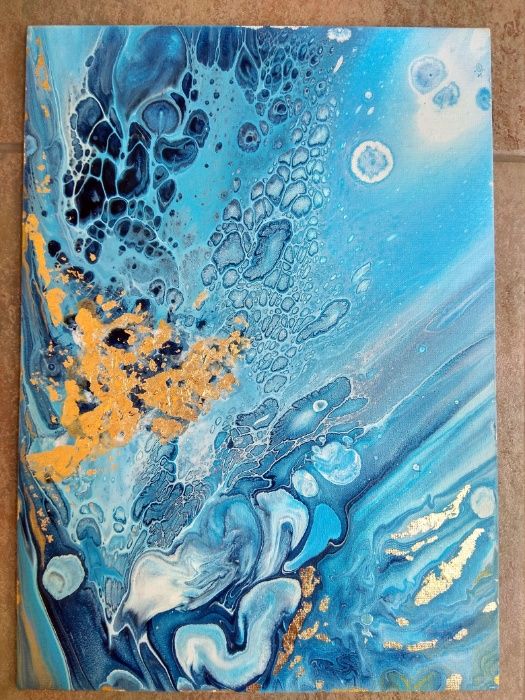 Красивая картина акрилом