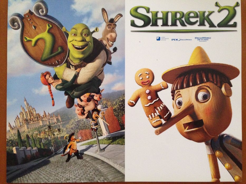 Shrek e Monstros e Companhia cartazes de filmes de cinema originais