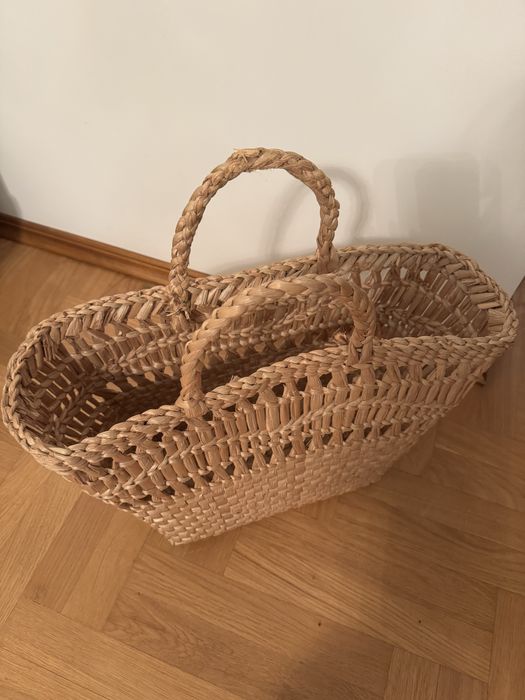 Соломʼяний кошик-сумка