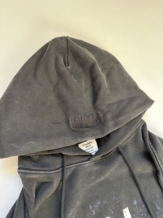 худи Vetements I did Nothing I Just Got Lucky M L balenciaga