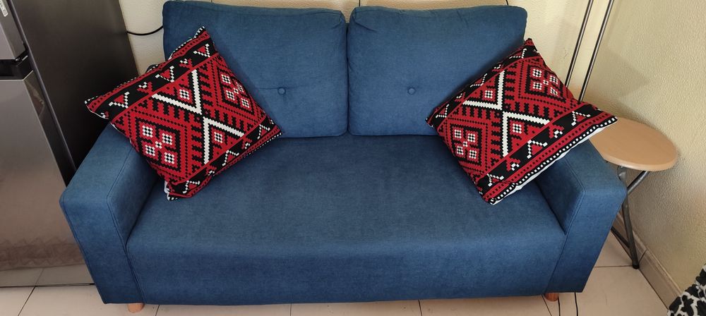 Sofá 2 lugares , azul