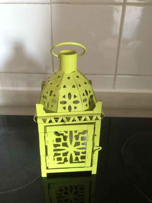 Lanterna decorativa para vela