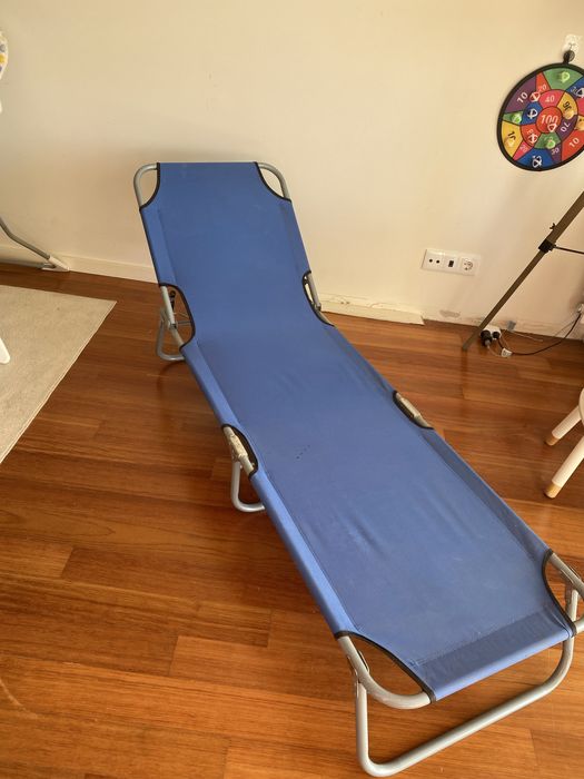 Espreguiçadeira dobravel portatil