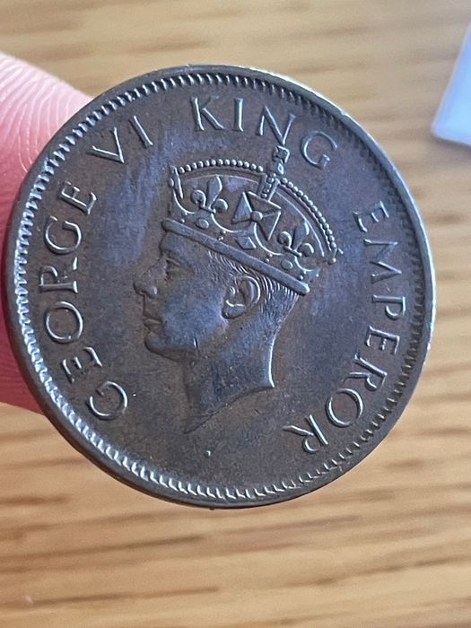 Moeda Índia britânica 1940