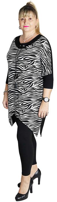 TUNIKA "ZEBRA" roz uniwersalny pasuje od 50 do 54