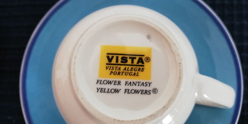 Conjunto 6 Chávenas Vista - Vista Alegre - Flower Fantasy