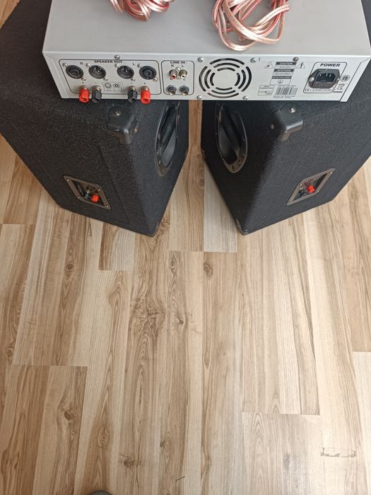 Wzmacniacz+dwie kolumny 480w