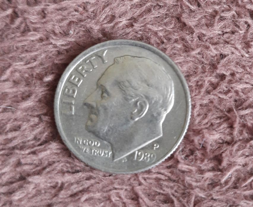One dime Roosevelt 1989