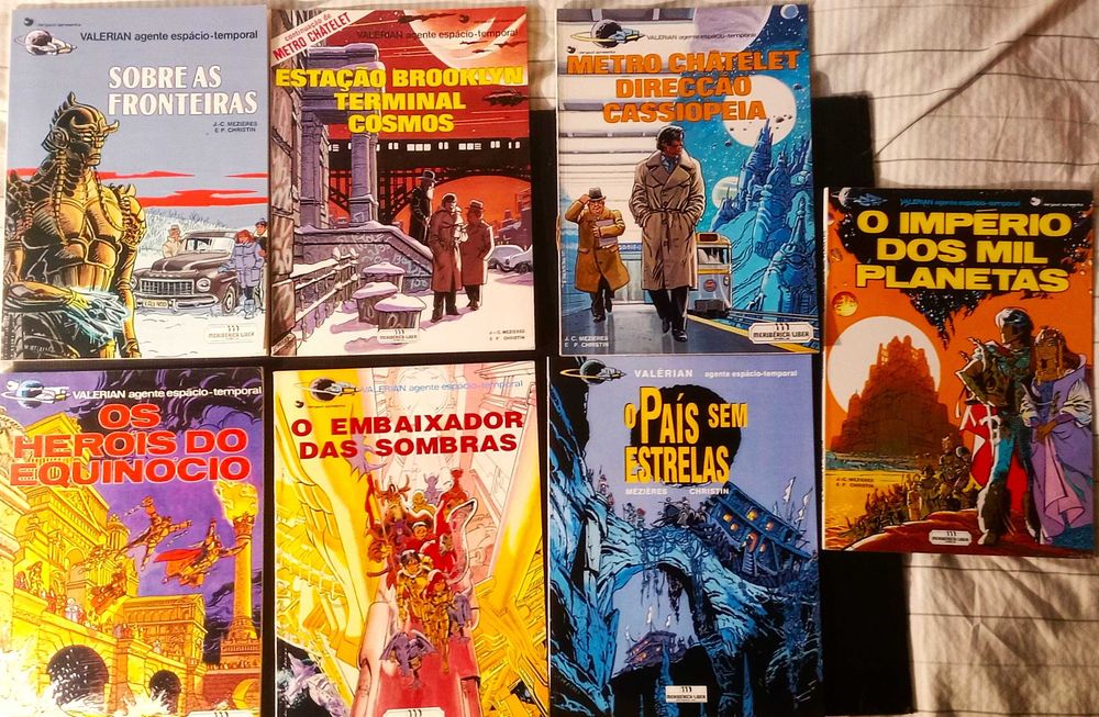 Lote 7x Livros BD Valerian