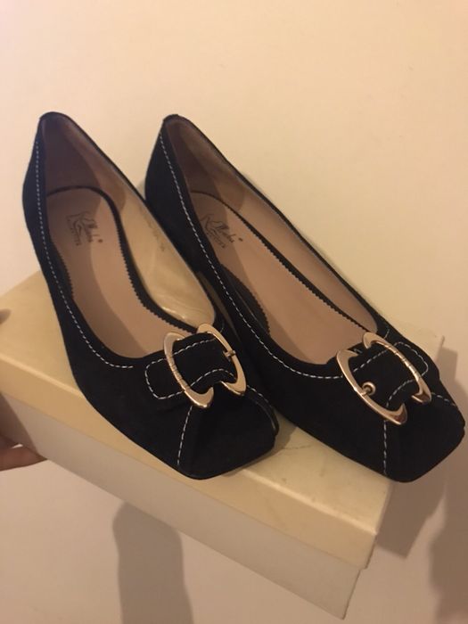 Туфли, туфлі замшеві