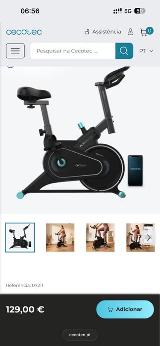 Bicicleta indoor cecotec