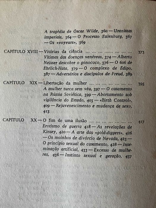 História da Vida sexual - Da Antiguidade aos Nossos Dias