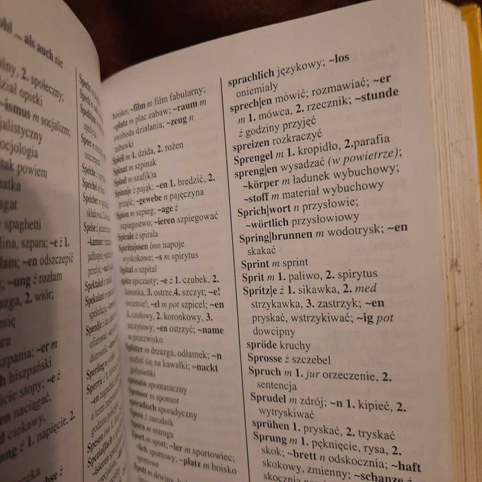 Słownik polsko- niemiecki, niemiecko- polski