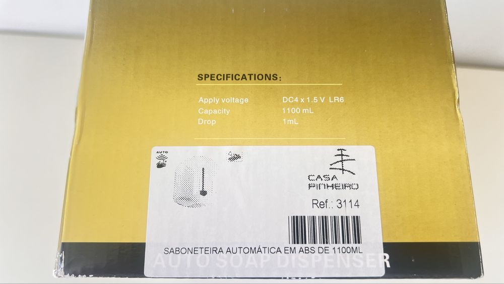 Dispensador Automático Sabonete Líquido
