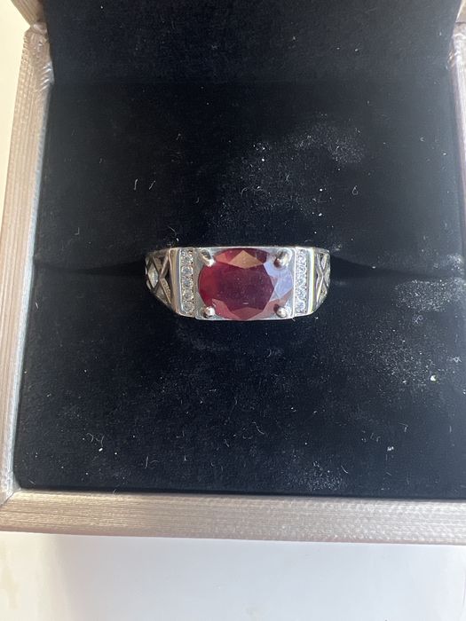 Каблучка з натуральним Рубіном (унісекс)