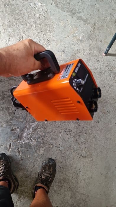 Máquina soldar com mascara