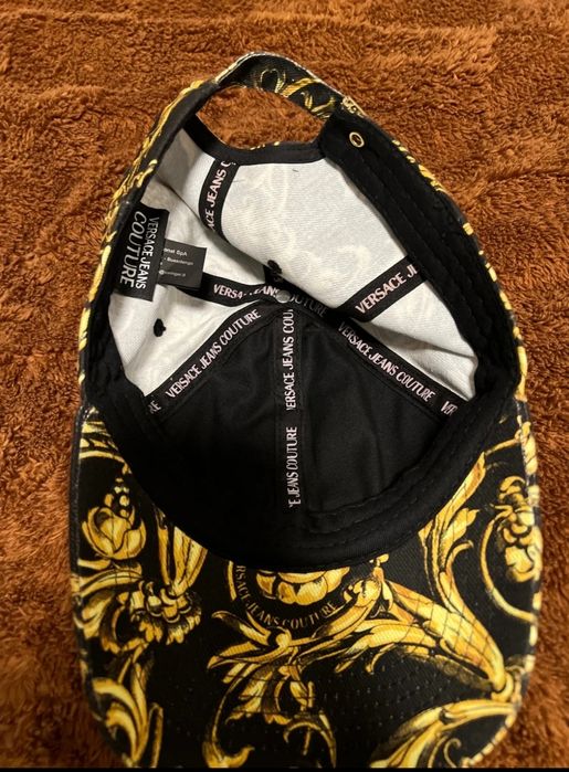 Chapéu VERSACE Dourado e preto Unisexo (ajustável)