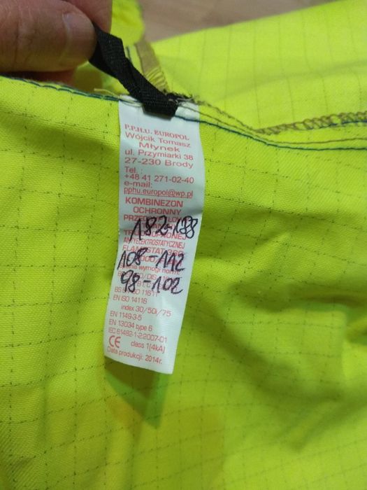 Europol Przeciwpyłowy Kombinezon Ochrony