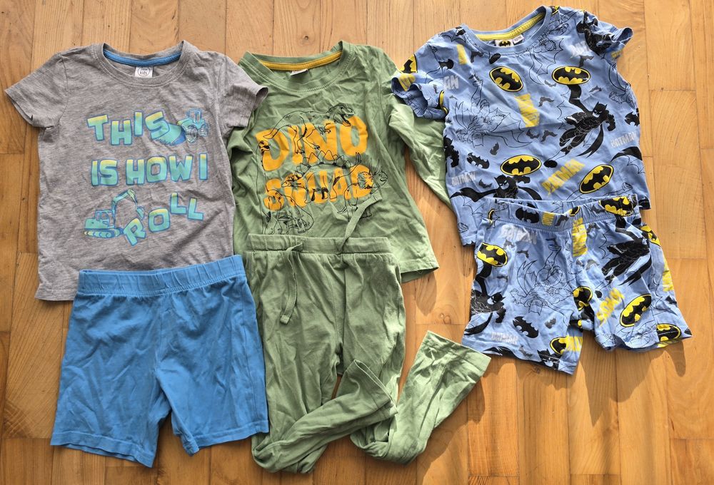 Piżama długi rękaw krótki rękaw batman 92 98