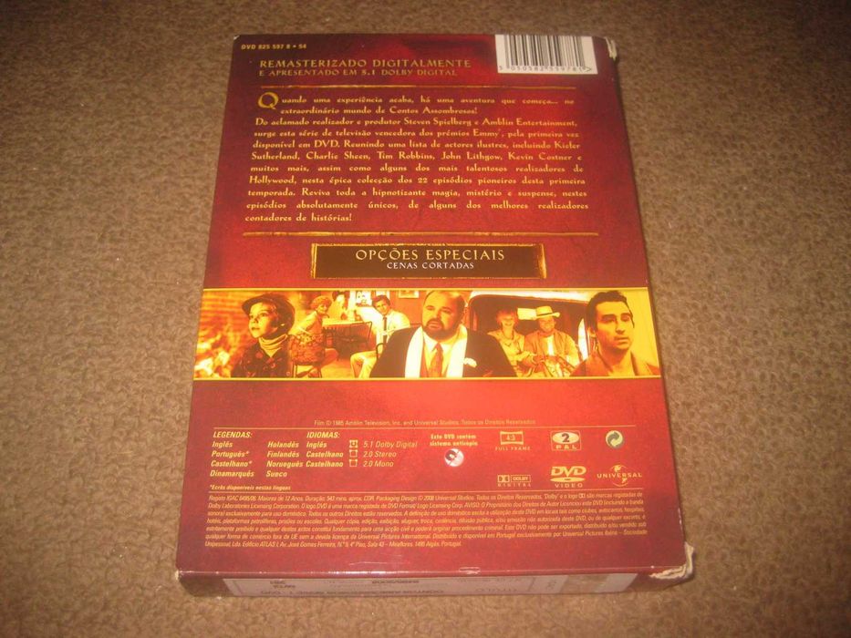 Série em DVD "Contos Assombrosos" de Steven Spielberg/Raríssima!