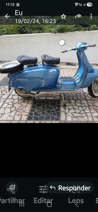 Vendo lambreta completamente restaurada