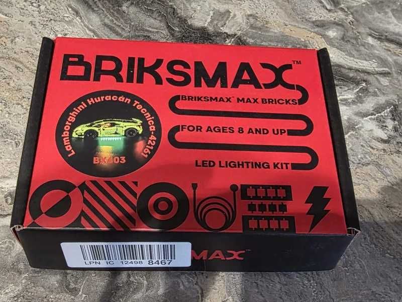zestaw oświetleniowy Briksmax do modelu legoLamborghini HuracánTecnica