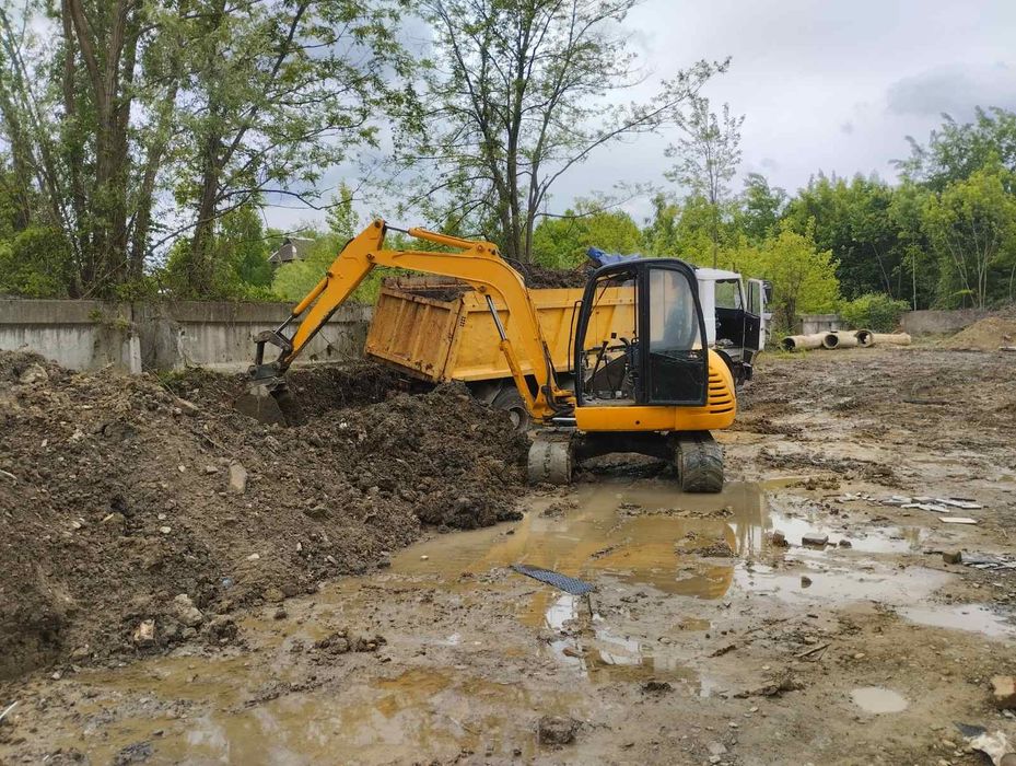 Послуги міні-екскаватора 3т та 6т ,Самоскида