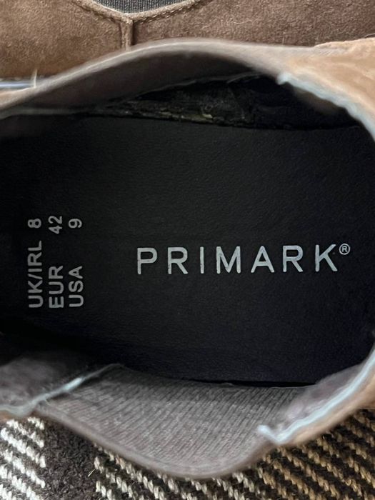 Осінні замшеві ботинки Primark 42 розміру