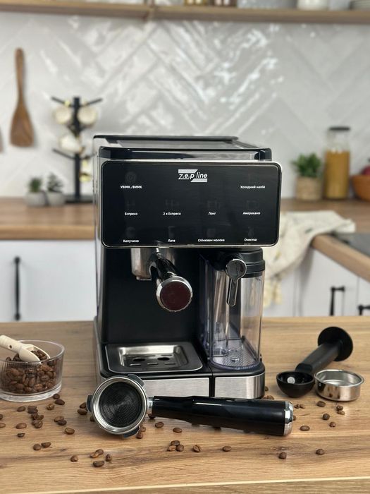 Кавомашина універсальна 8 напоїв 3000Вт Zepline ZP-6806 / кавоварка