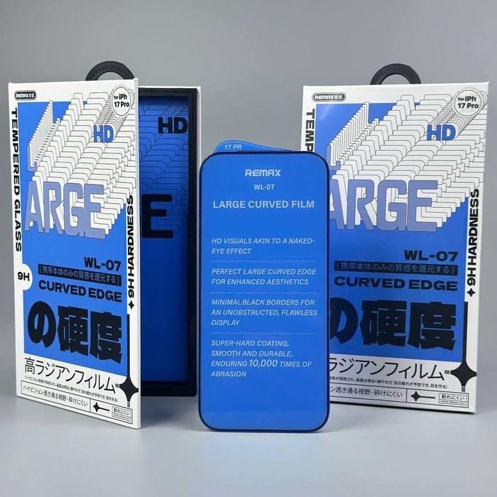 Оригінал! Захисне скло Remax на iPhone 17 Pro | Защитное стекло Айфон
