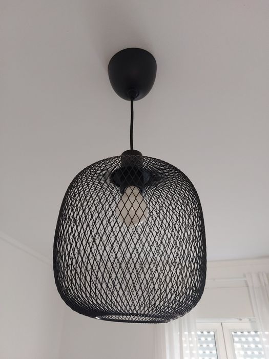 Candeeiro preto de teto suspenso IKEA
