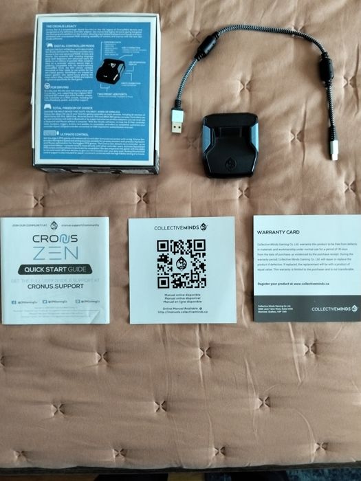 Cronus Zen Original (PS5/PS4/Xbox/PC) - Caixa e Manuais